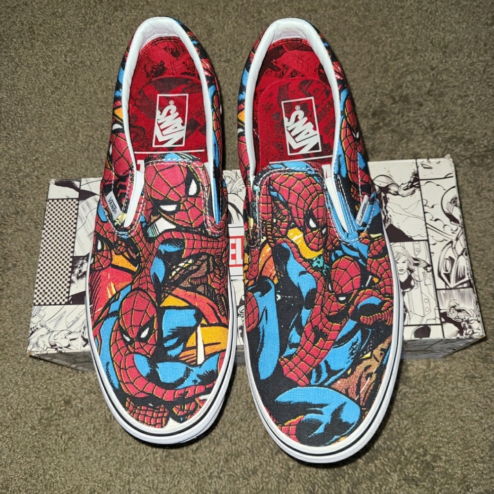 Vans Marvel Spiderman Slip-On Size 11.5